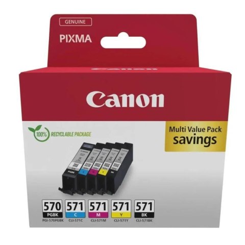 Tusz Canon PGI-570BK/CLI-571 do Pixma MG-5750/6850/7750 | 43ml | CMYK