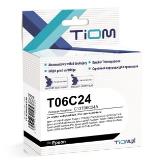 Tusz Tiom do Epson T06C24 | C13T06C24A | 70 ml | Cyan