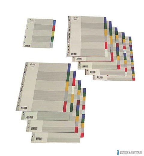 (WYCOFANE)Przekładki A4 5 kolorów PP 6005 BANTEX _ E17215520/100205041 SALE