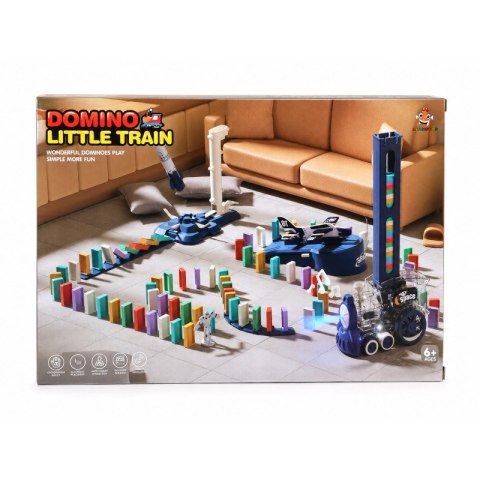 Domino-Lokomotywa ustawiająca domino z wyrzutnią samolotu