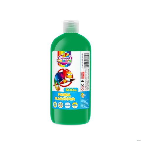 Farby plakatowe w butelce 500ml trawiasta zielona Sweet Colours 00195 OTOCKI