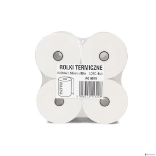 Rolki termiczne DOTTS 57mm x 90m (4szt) BPA FREE