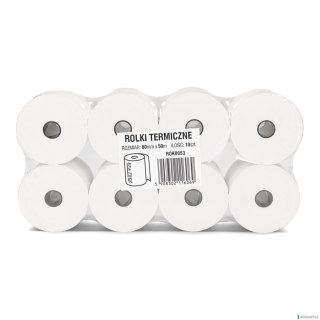 Rolki termiczne DOTTS 80mm x 50m (10szt) BPA FREE