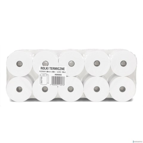 Rolki termiczne DOTTS 80mm x 60m (10szt) BPA FREE