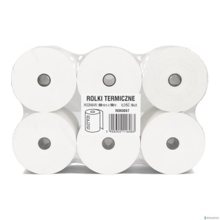Rolki termiczne DOTTS 80mm x 90m (6szt) BPA FREE
