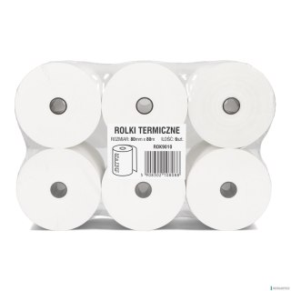 Rolki termiczne DOTTS 80mm x 80m (6szt) BPA FREE