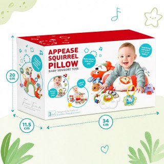 Sensoryczna poduszka Wiewiórka z akcesoriami dla dzieci