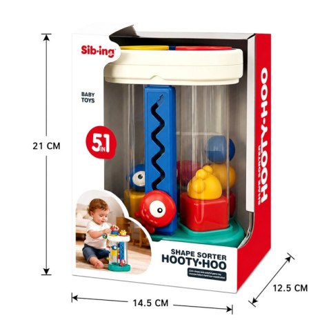 Sensoryczny Roller Sorter Kształtów 5w1 dla dzieci