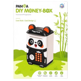 Skarbonka dziecięca elektroniczna Panda odcisk palca kod PIN